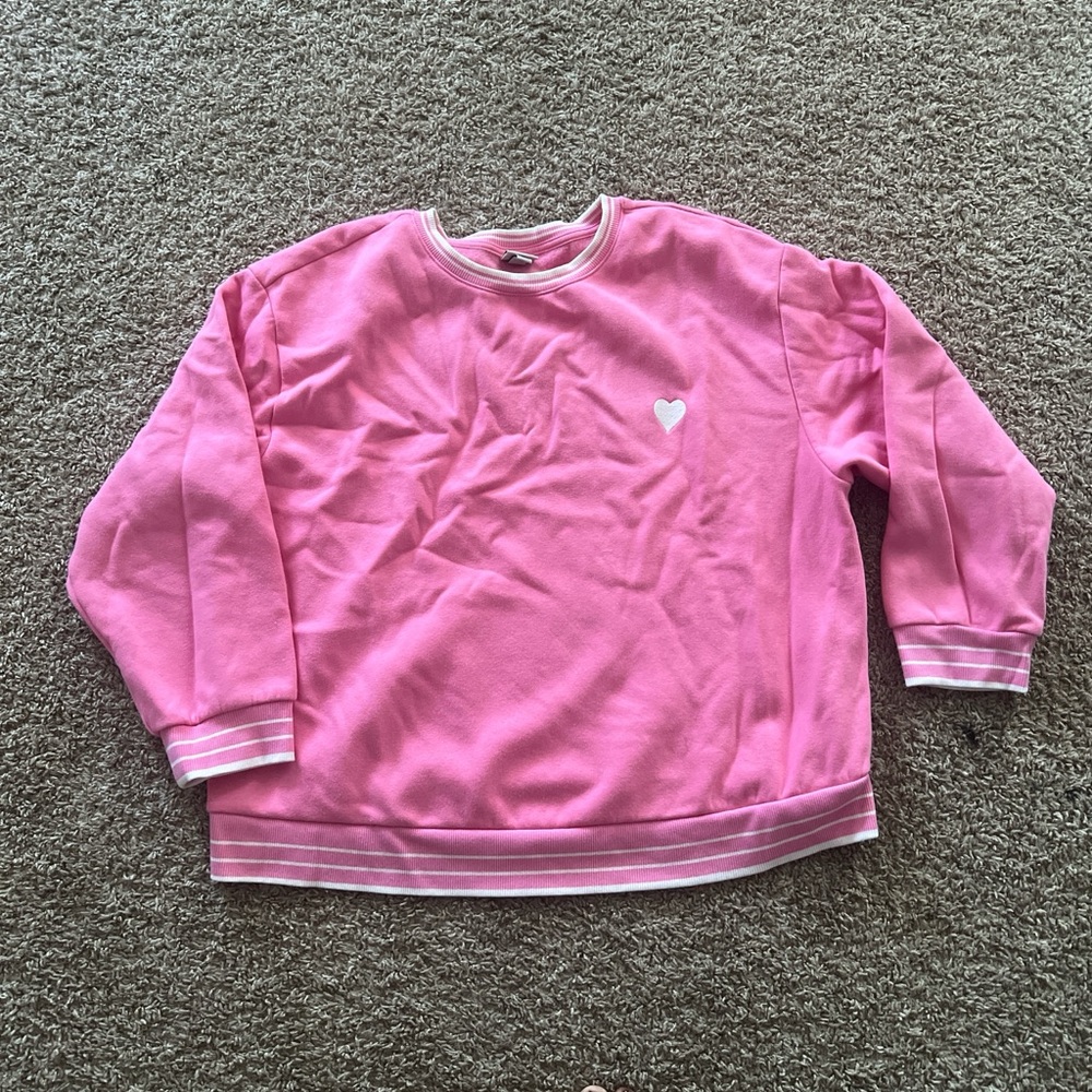 Pink Heart Sweatshirt